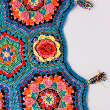 Paintbox Yarns Casa Kahlo Blanket Crochet Pattern