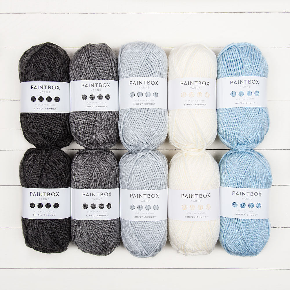 Paintbox Yarns Simply Chunky 10 Ball Color Packs Yarn - Acrylic Chunky