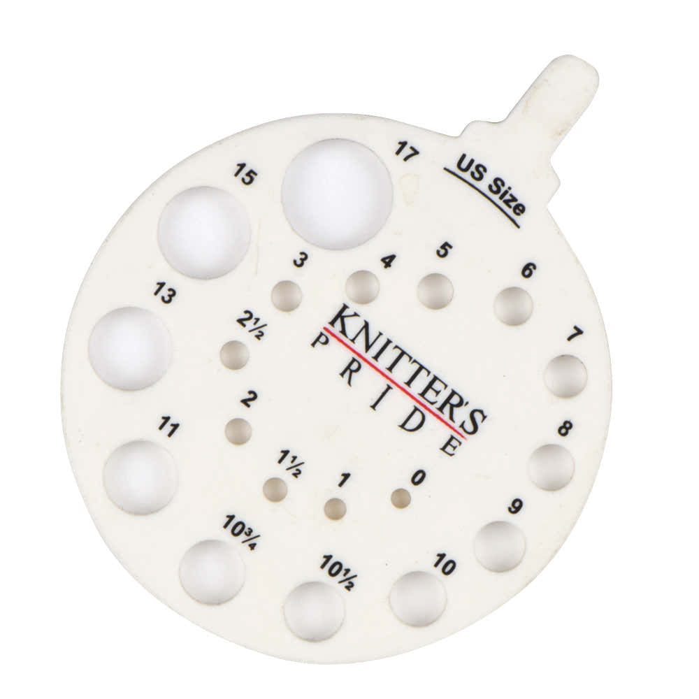 Knitter's Pride Round Needle Gauge - Ivy