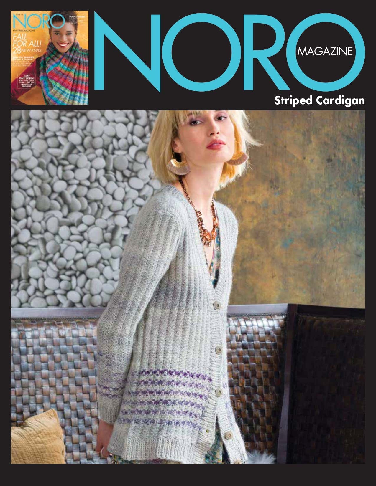 Striped Cardigan Knitting Pattern