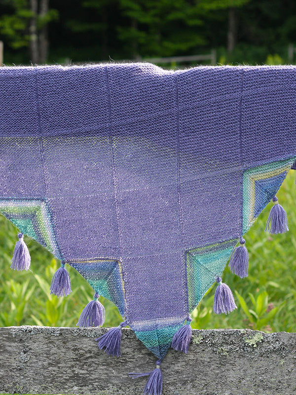 Puka Shawl Wrap Knitting Pattern