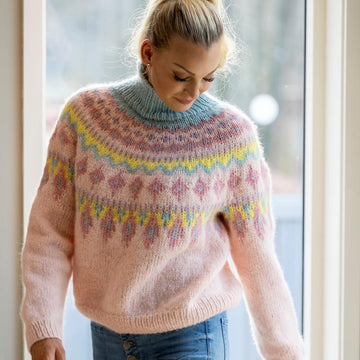Evelina Sweater in Viking of Norway Alpaca Bris PDF