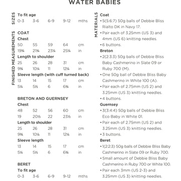 Debbie Bliss Water Babies PDF