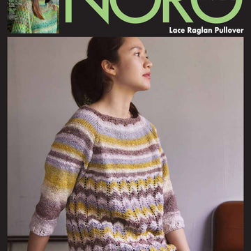 Noro Lace Raglan Pullover Jumper Knitting Pattern