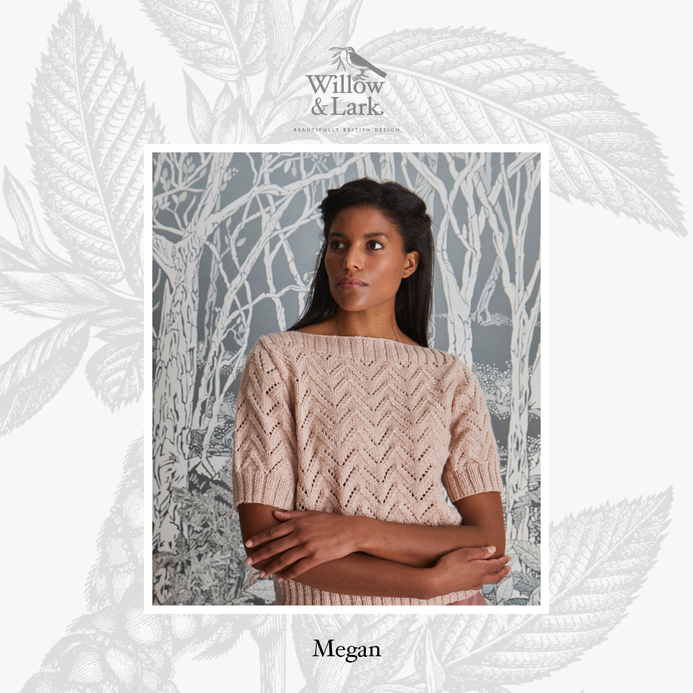 Willow & Lark Megan Boat Neck Jumper Knitting Pattern