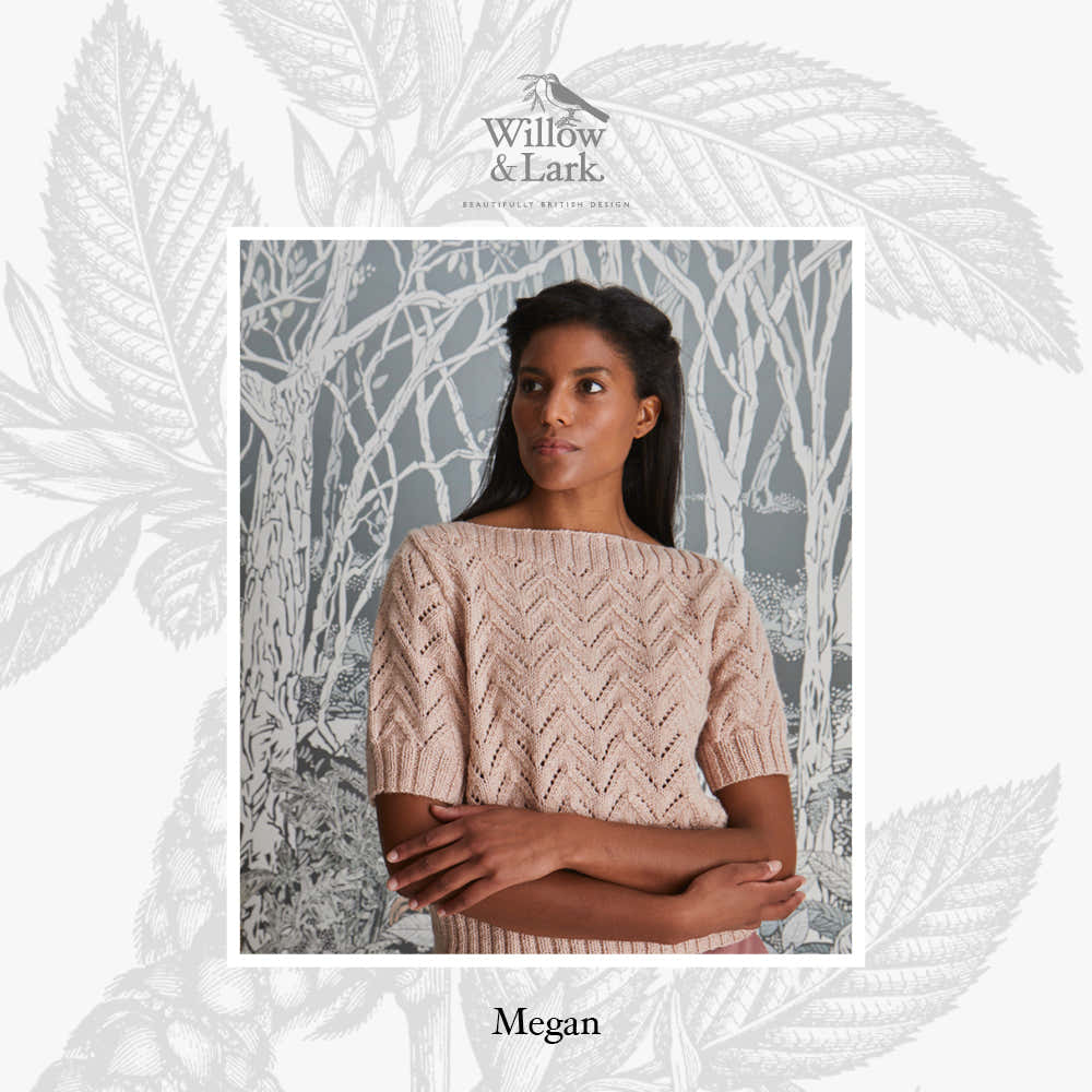 Willow & Lark Megan Boat Neck Jumper Knitting Pattern