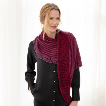 String Victoria Shawl Wrap Knitting Pattern