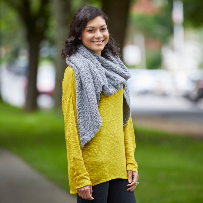 Valley Yarns Takama Wrap Knitting Pattern
