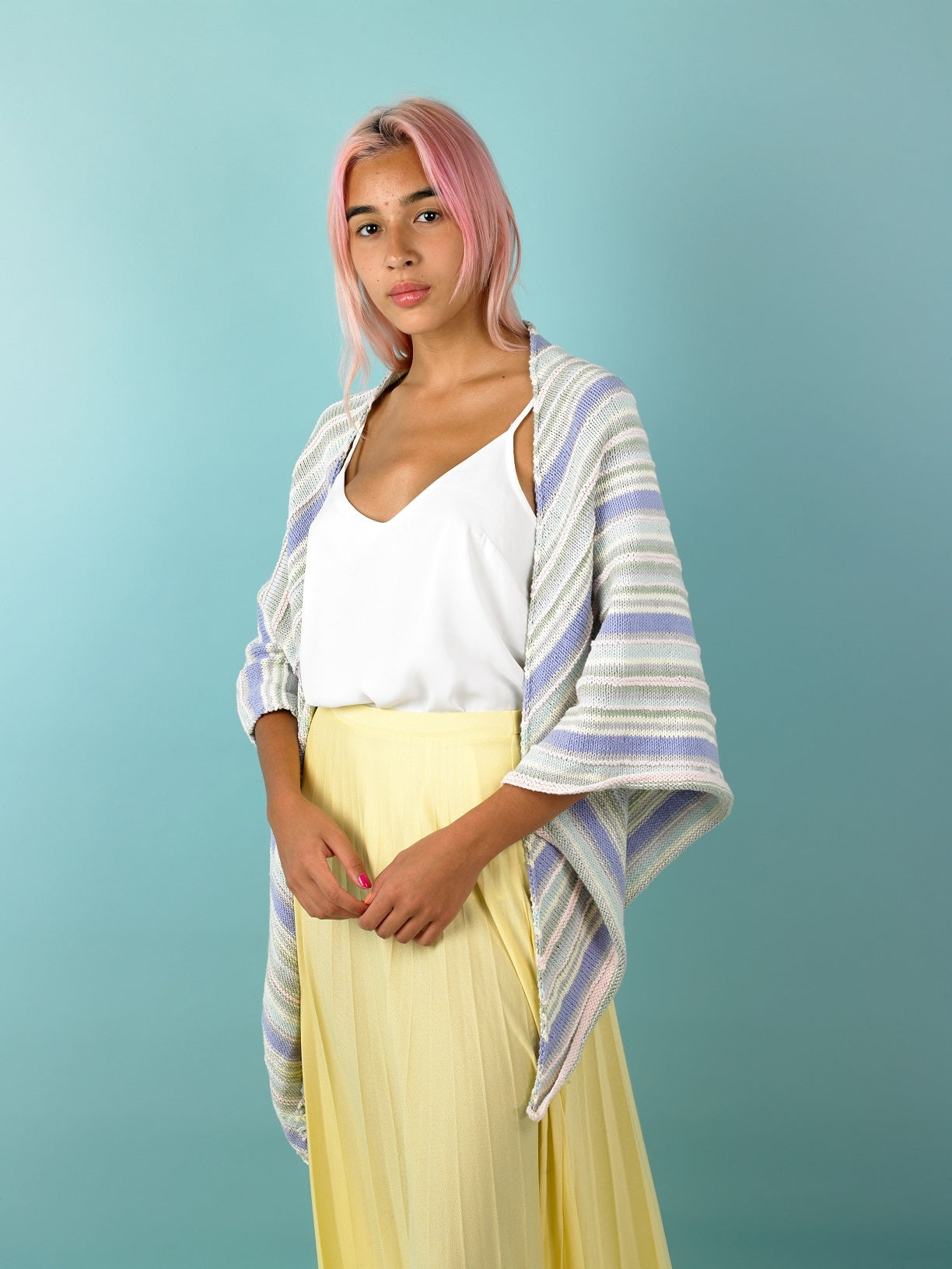 Paintbox Yarns Summertime Shawl Knitting Pattern