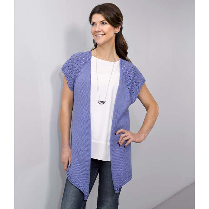 Valley Yarns Safira Cardigan Knitting Pattern
