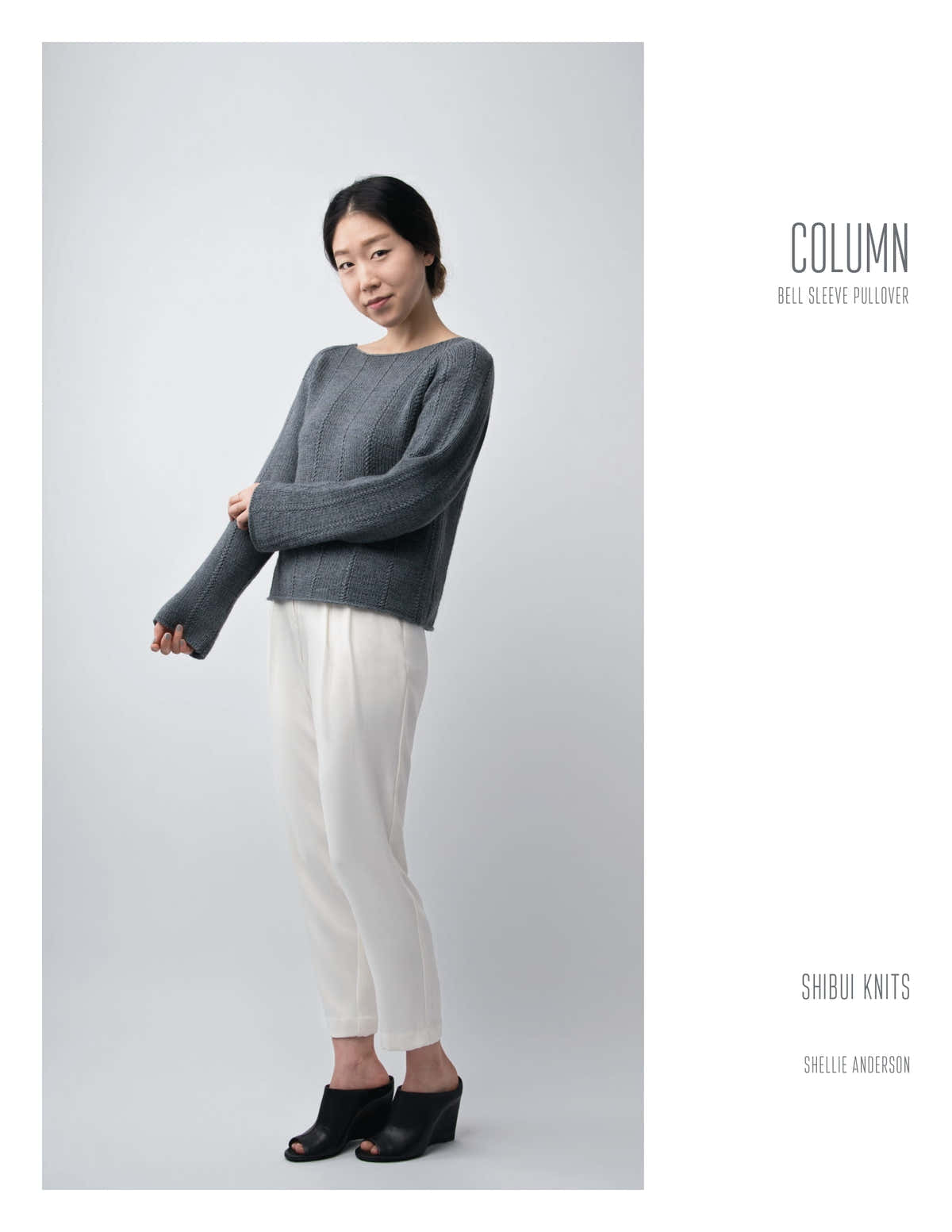 Shibui Knits Column Jumper Knitting Pattern