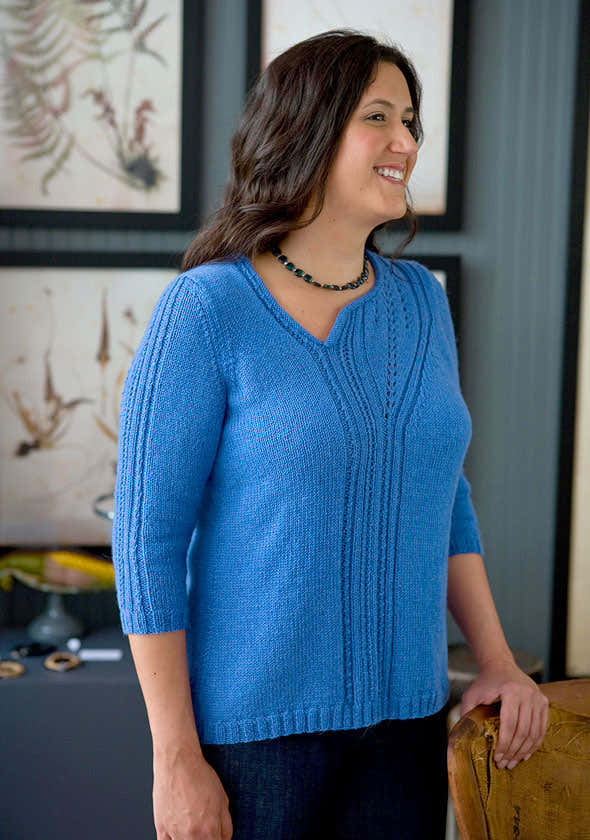 Berroco Tanzanite Jumper Knitting Pattern