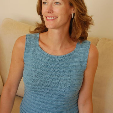 Square Neck Tank Top to Knit