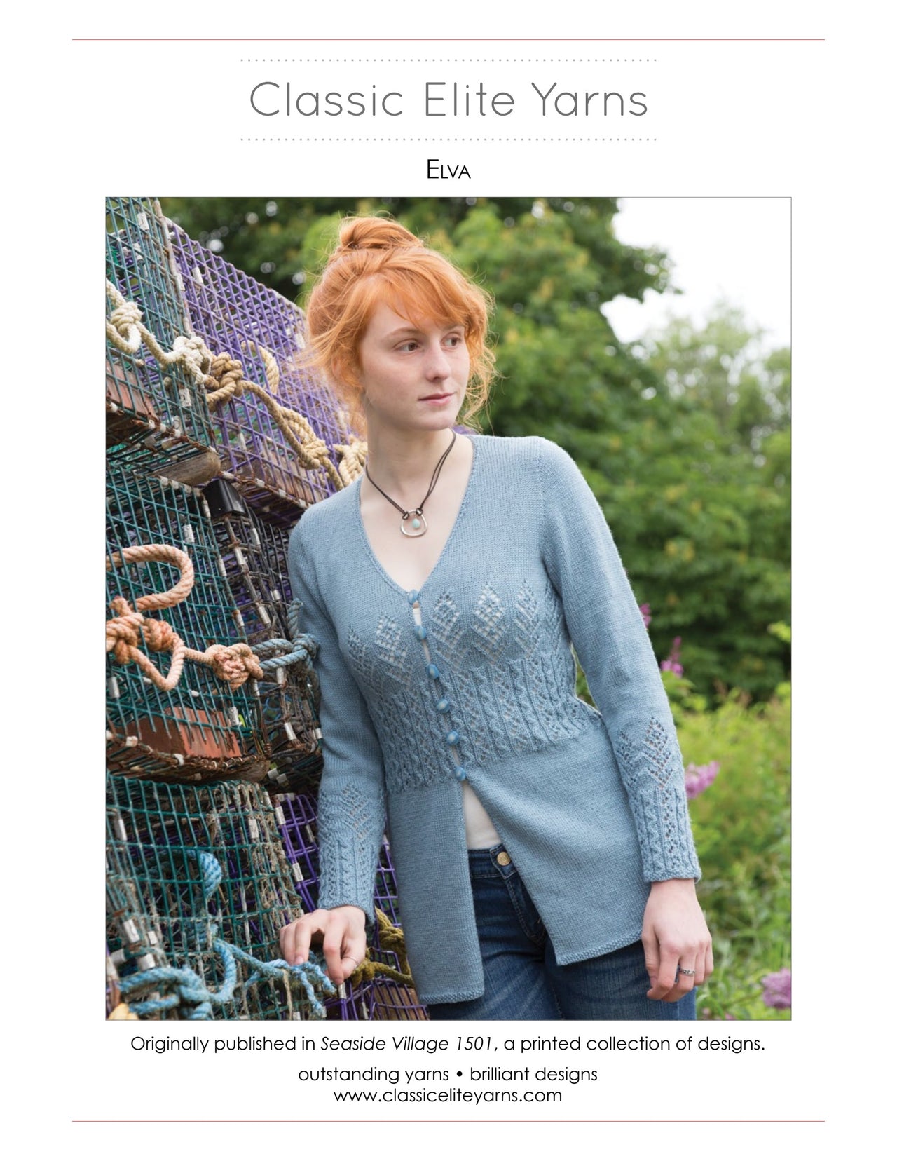 Classic Elite Yarns Elva Cardigan Knitting Pattern