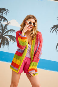 Sirdar Key West Cover Up Cardigan Crochet Pattern