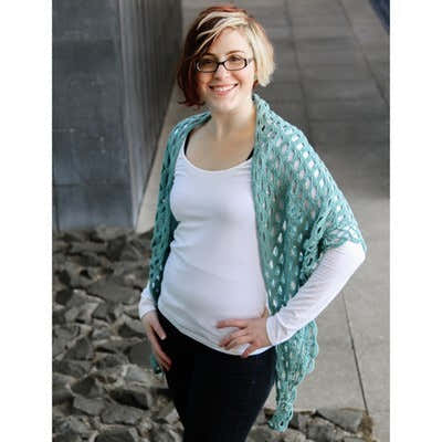 Valley Yarns 40th Anniversary Sermilik Shawl Crochet Pattern