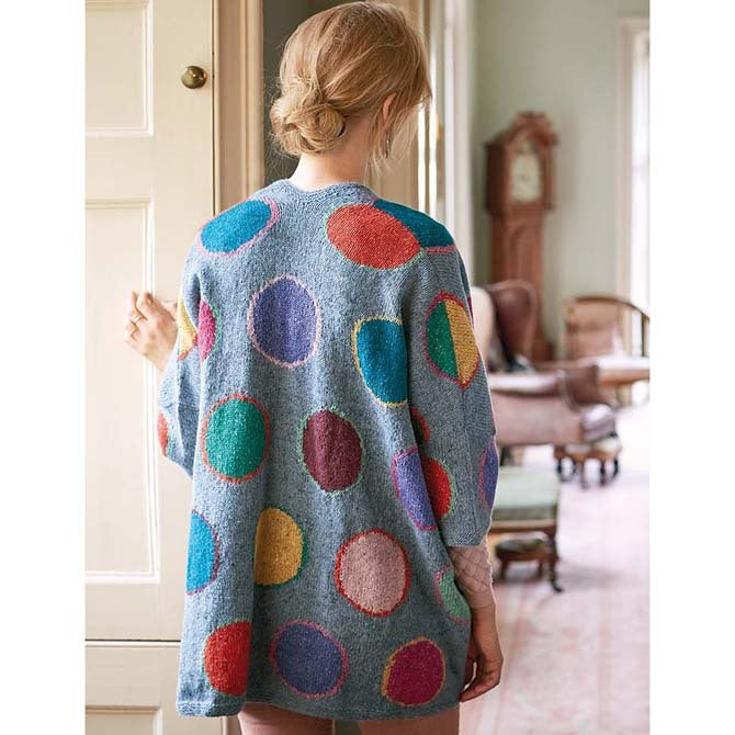 Rowan Halo Spots Cardigan Knitting Pattern