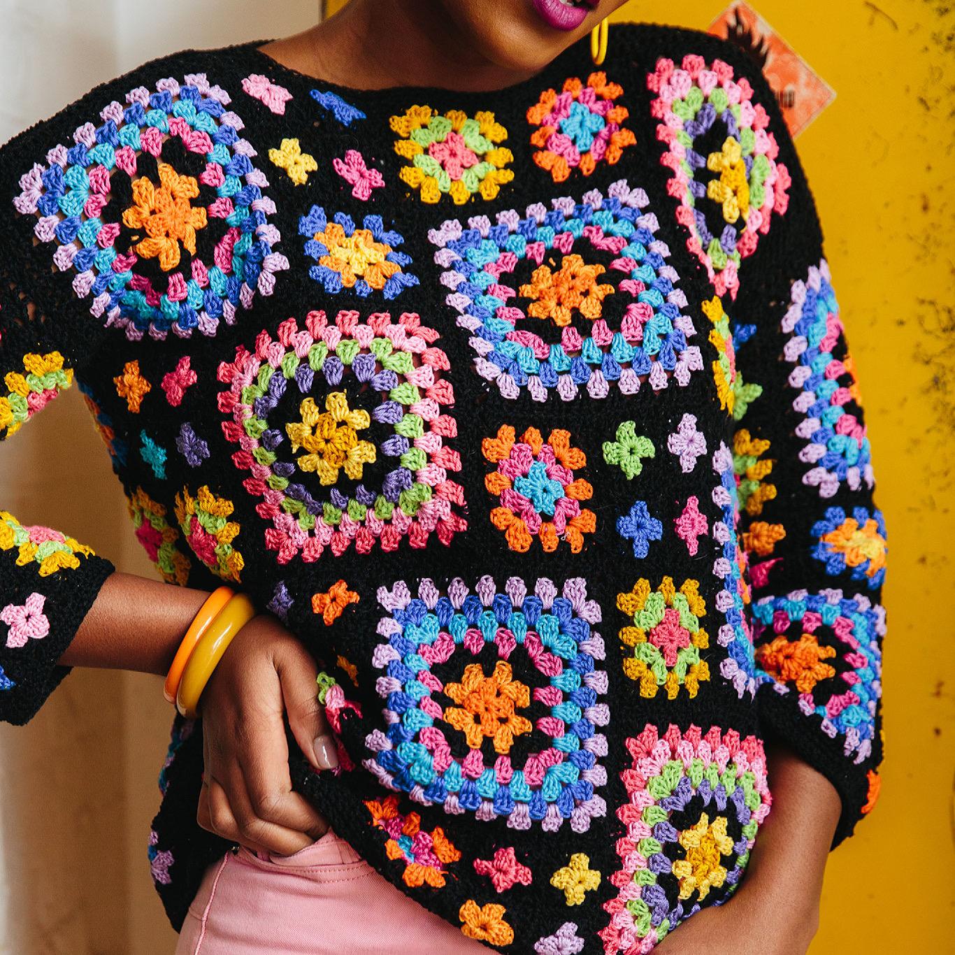Utopia Granny square jumper
