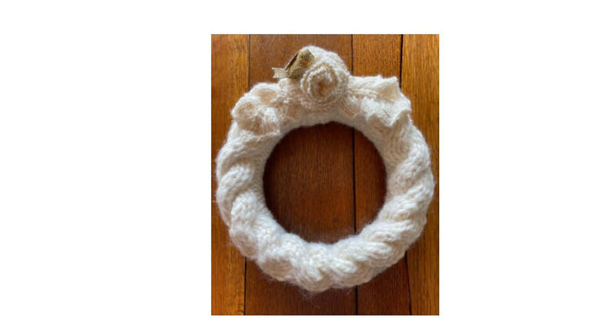 Holiday Rose Wreath