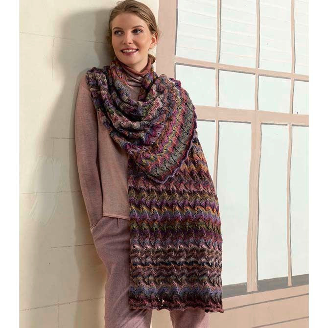 Lang PTO30-07 Stole Wrap Knitting Pattern