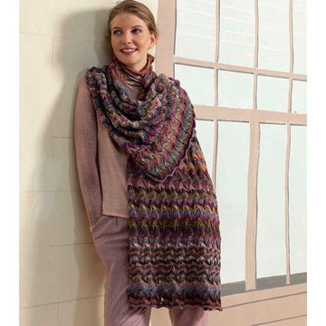 Lang PTO30-07 Stole Wrap Knitting Pattern