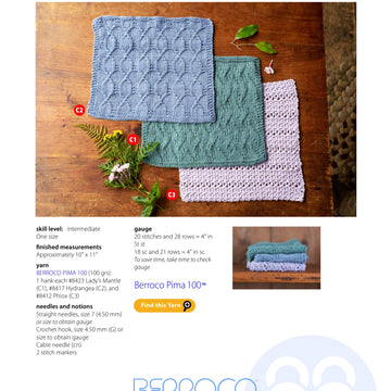 Berroco Shoreham Homeware Crochet Pattern