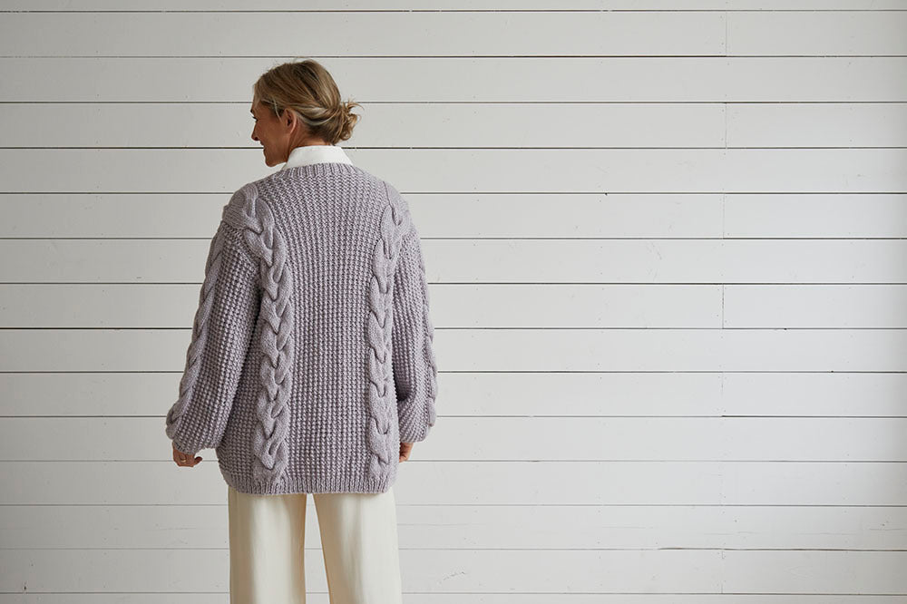 Debbie Bliss Curved Edge Jacket Knitting Pattern