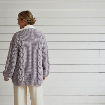 Debbie Bliss Curved Edge Jacket Knitting Pattern