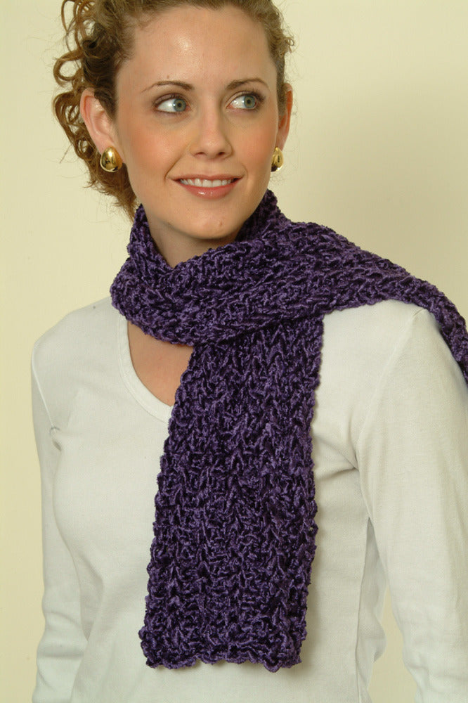 Luscious Scarf in Plymouth Yarn Sinsation - F105 - PDF