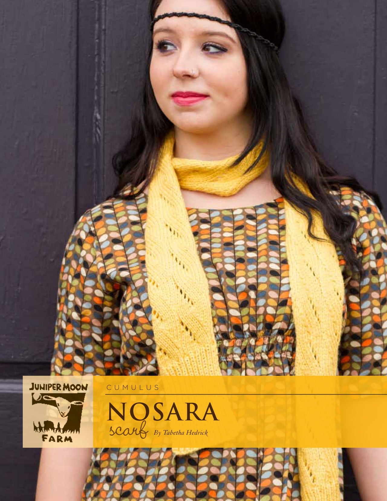 Juniper Moon Farm Nosara Scarf Knitting Pattern