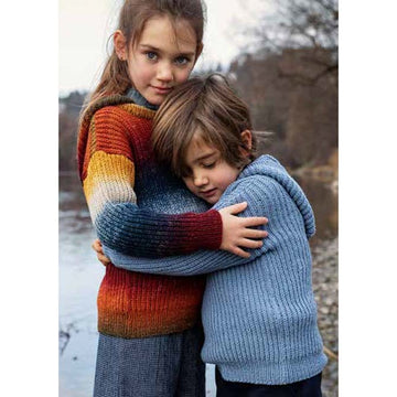 Lang PTO28-02 Hooded Sweater Jumper Knitting Pattern