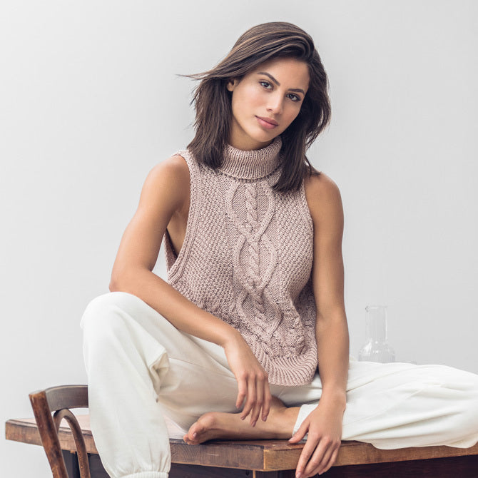 Lana Grossa Top Jumper Knitting Pattern