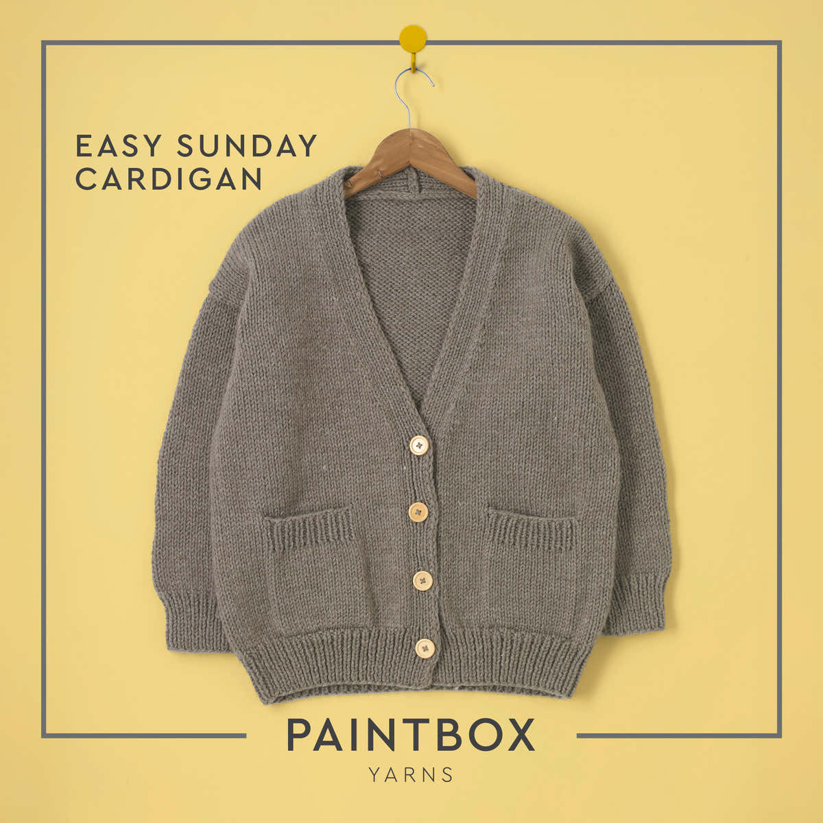 Paintbox Yarns Easy Sunday Cardigan PDF