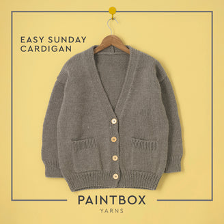 Paintbox Yarns Easy Sunday Cardigan PDF