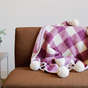 Sweet Gingham Baby Blanket