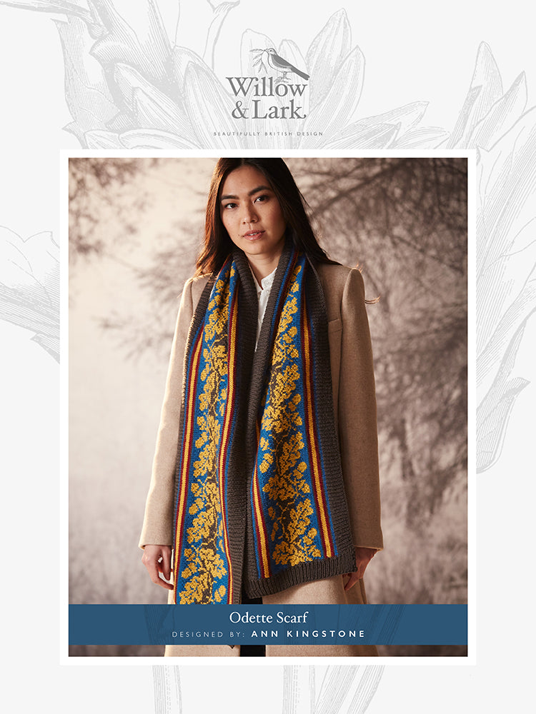 Willow & Lark Odette Scarf Knitting Pattern
