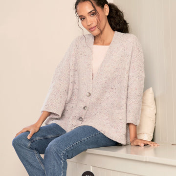 Cotelin Plain Cardigan Knitting Pattern