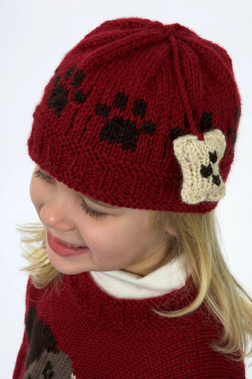 Doggie Hat in Plymouth Encore Worsted - F143 - PDF