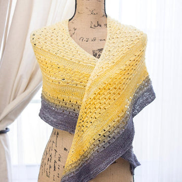 Dawn to Dusk Knit Shawl