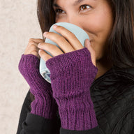 Valley Yarns Essential Fingerless Gloves Knitting Pattern
