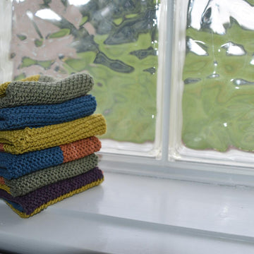Colorblock Washcloths