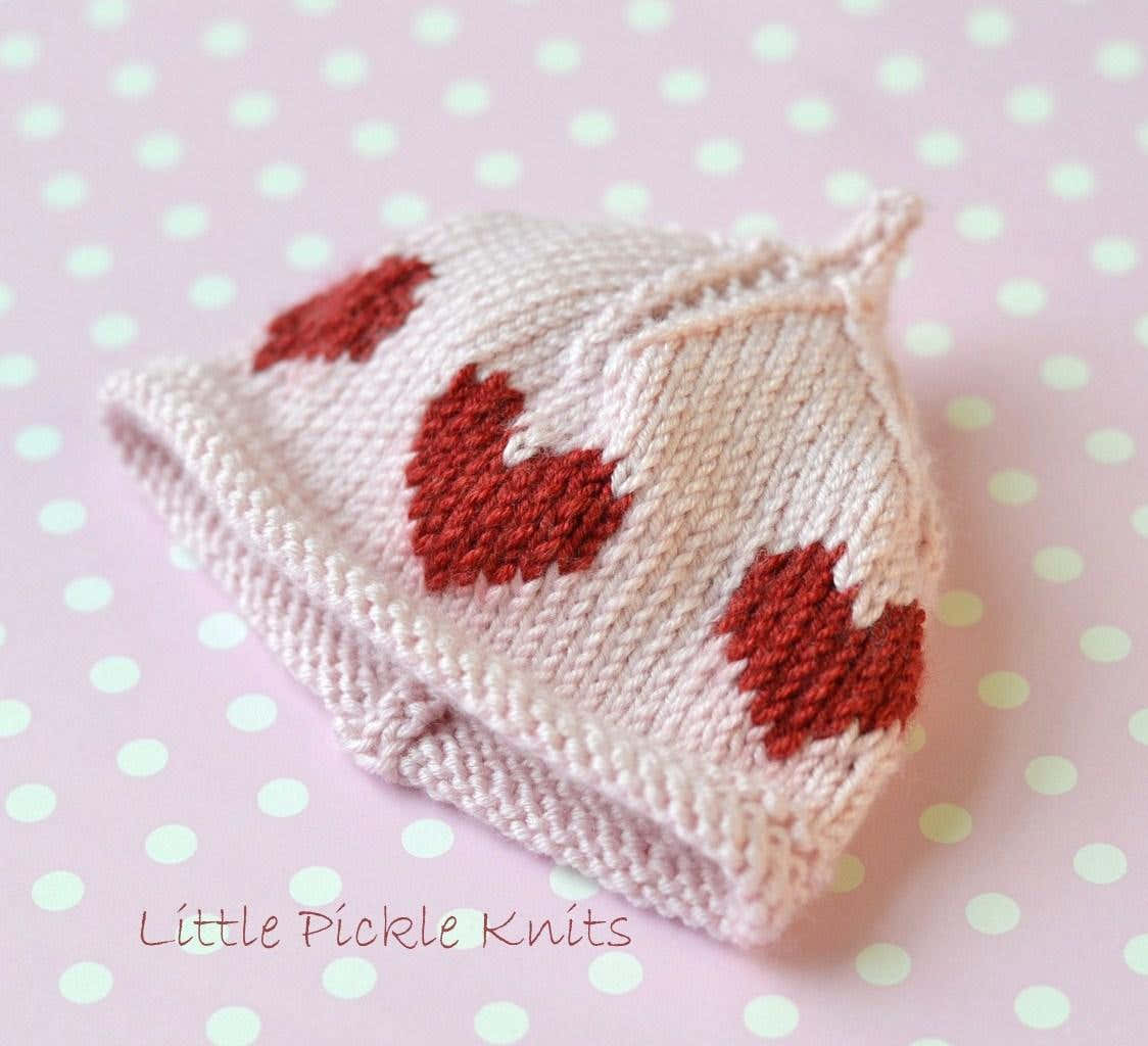 Baby beanie 'Little Hearts'