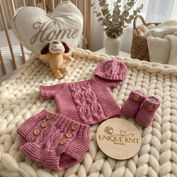 "Orchid" Nappy cover & Top set