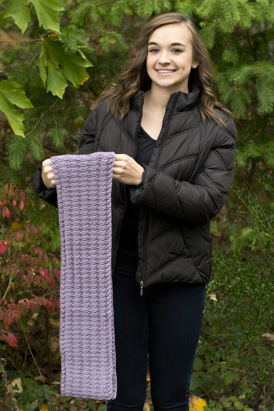 Cascade Yarns W Sage Bloom Scarf Cowl Crochet Pattern