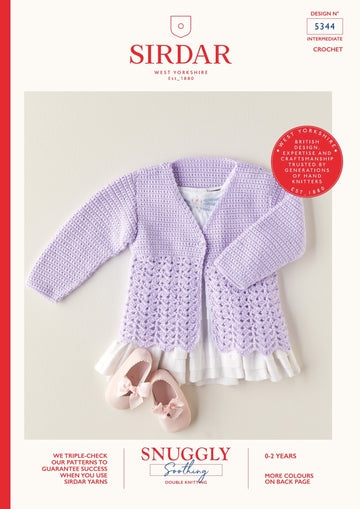 Sirdar 5344 Lacy Cardigan PDF