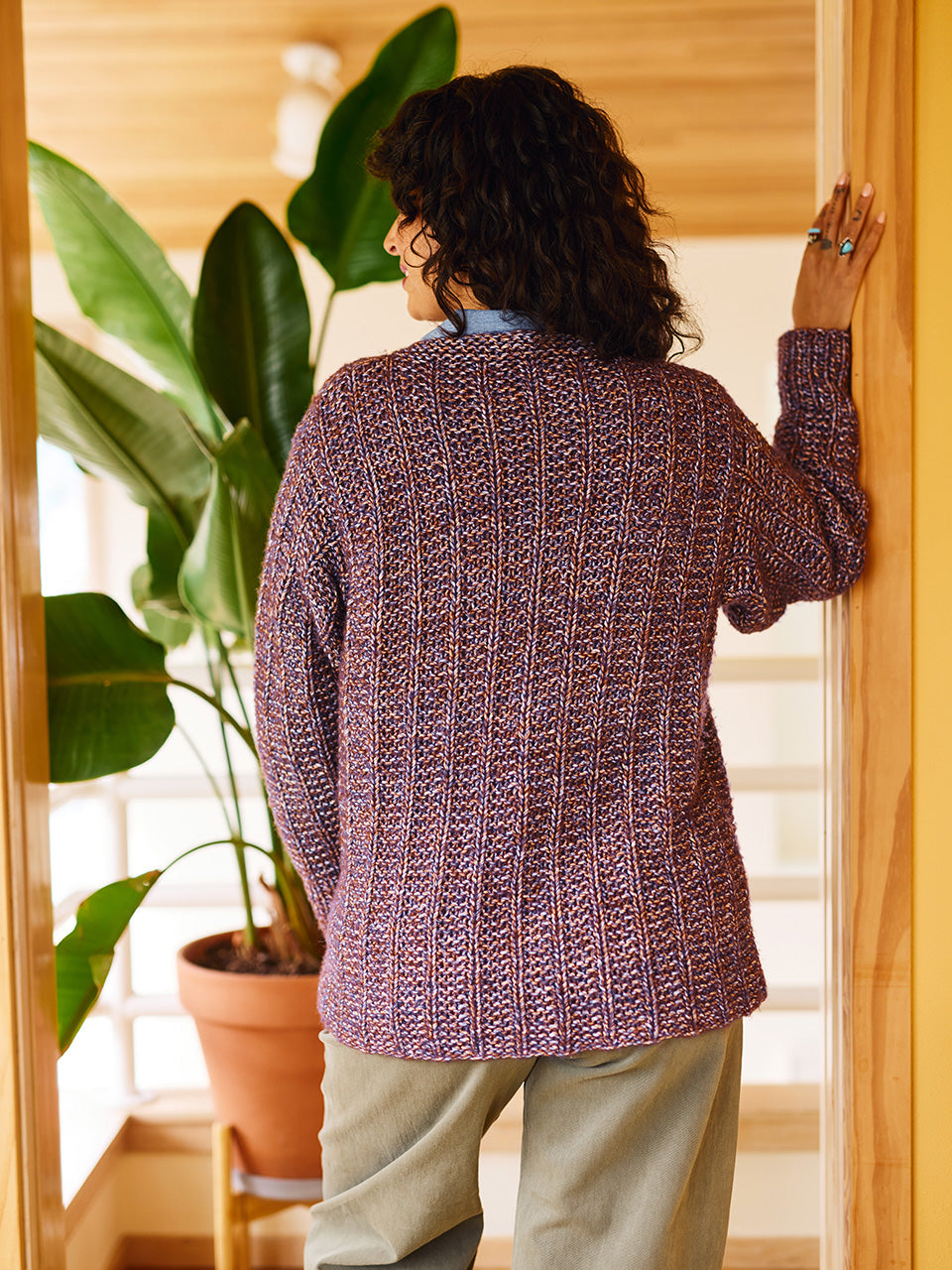 Borough Cardigan in Berroco Stratto