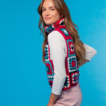 Paintbox Yarns Feel Good Granny Square Tank PDF (Free)