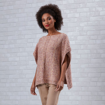 Stacy Charles Fine Yarns Maeve Poncho Cape Knitting Pattern