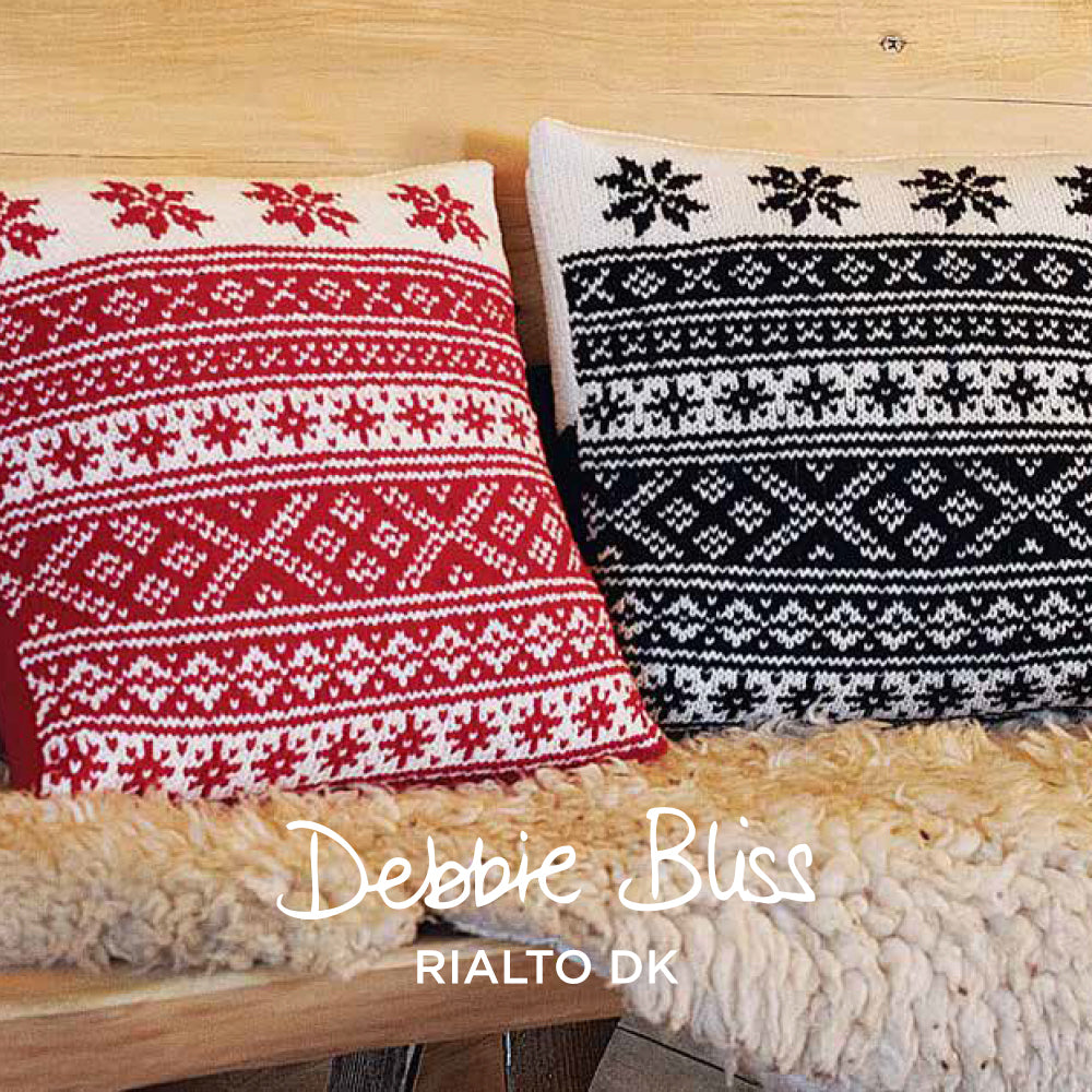Debbie Bliss Snowflake Cushions Knitting Pattern