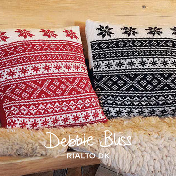 Debbie Bliss Snowflake Cushions Knitting Pattern